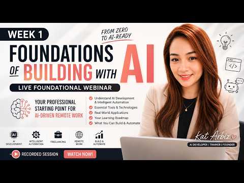 Week 1 Foundations of AI Development training thumbnail